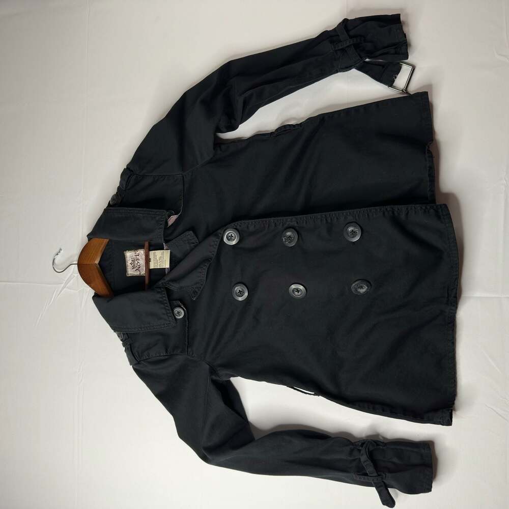 Nori Women's Black Double-Breasted Utility Jacket